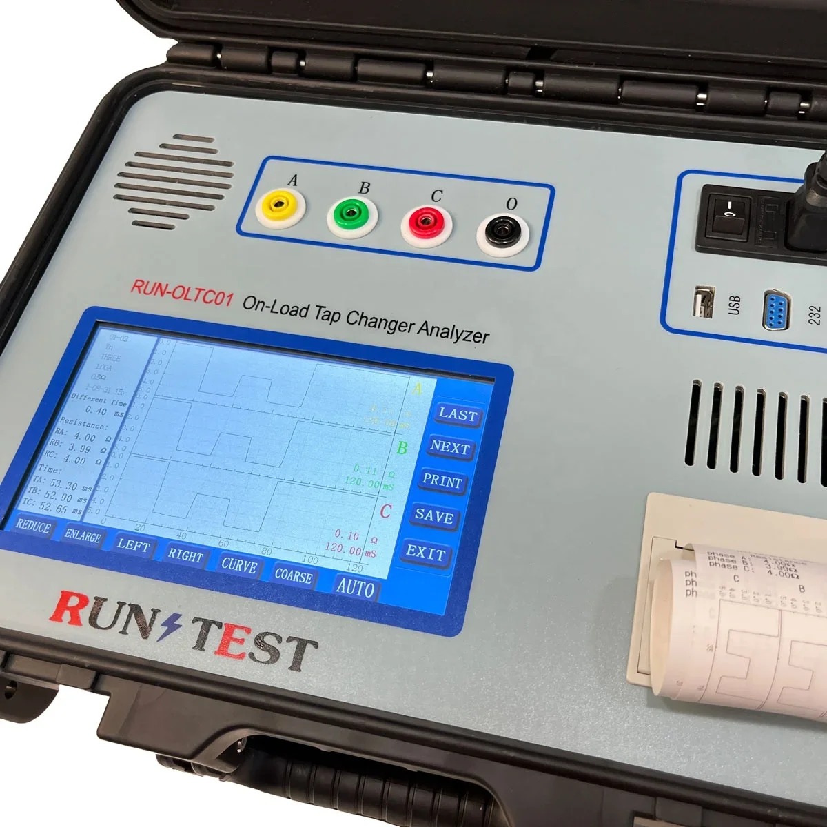 Тестер параметров переменного тока с силовым трансформатором анализатор OLTC