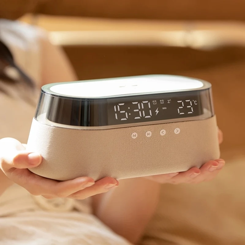 Беспроводное зарядное устройство QI bluetooth-динамик FM-радио портативный телефон