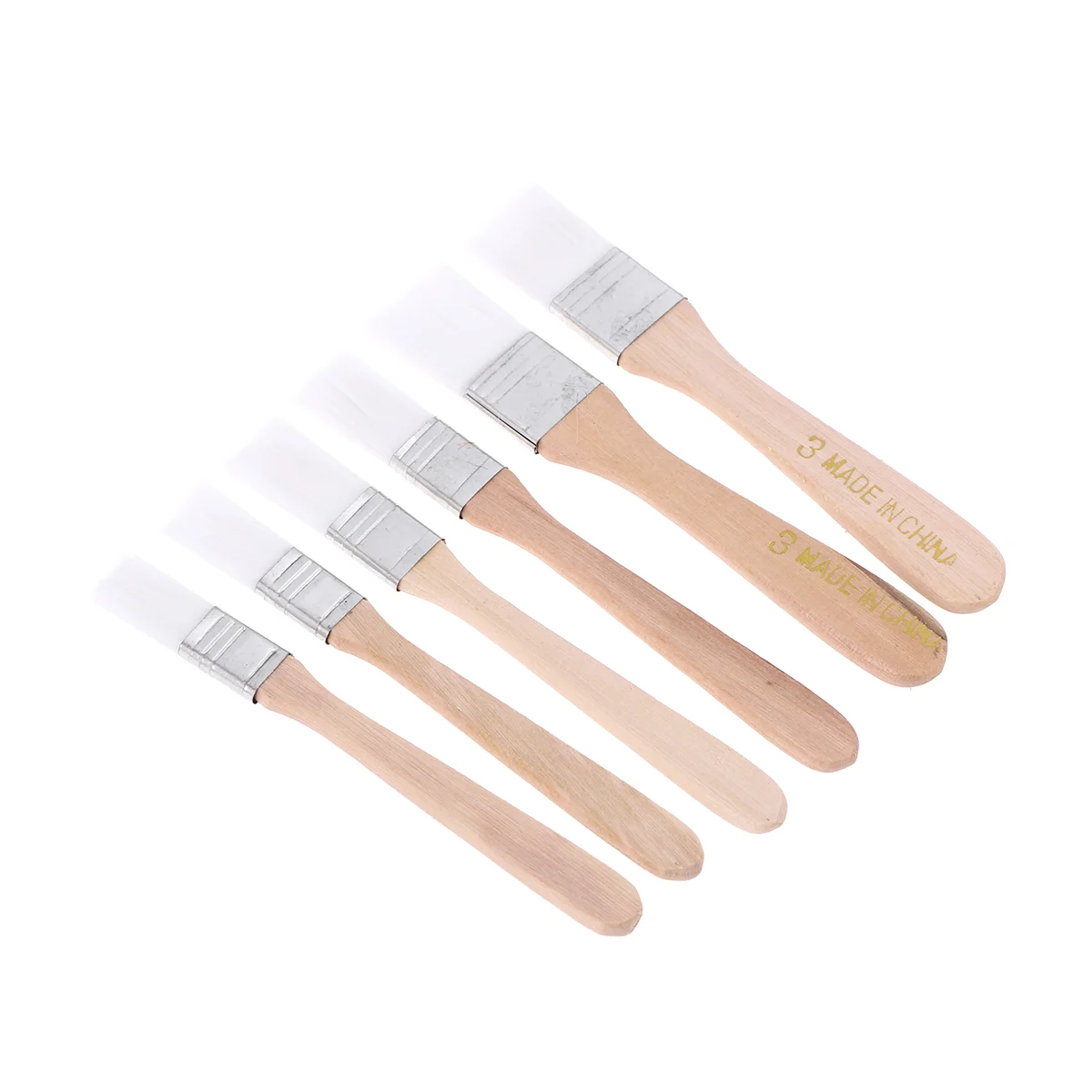 

Brushes, 6- in- 1 High- Quality Professional Handle Brushes Nylon Brushes for,, Glues Can Use As Barbecue Touchup