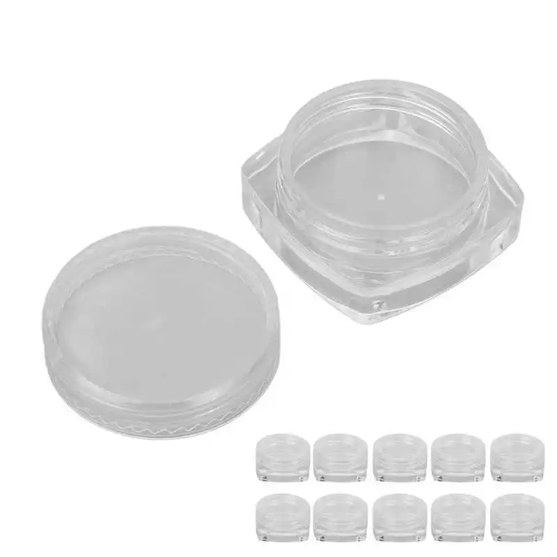 

Nail Powder Container Nail Art Storage Jar Portable for Sequins Rhinestones