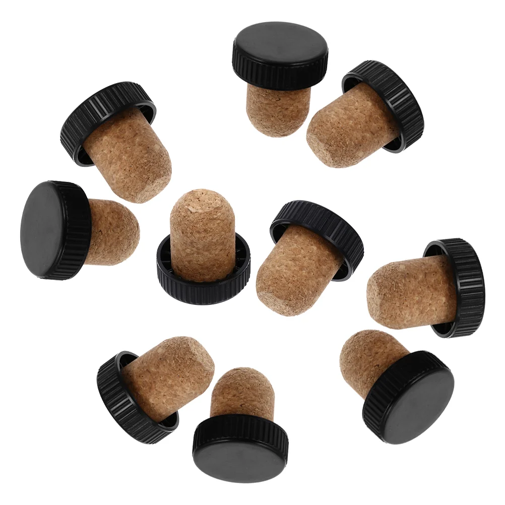 

Bottle Stopper Cork Stoppers Corks Cap Sealing Saver Reusable Bottles Champagne Plug Wooden Beer Replacement Plugs Sealer