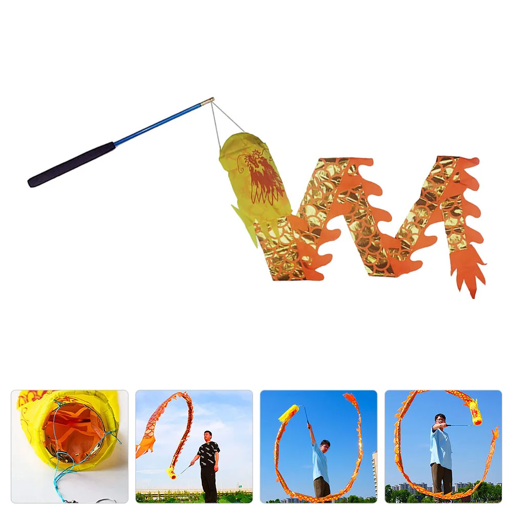 

Garland Decor Ribbon Wind Wand Streamer Kids Dance Ribbons Twirling Wands Sticks Dancing Child Chinese dragon for Paper