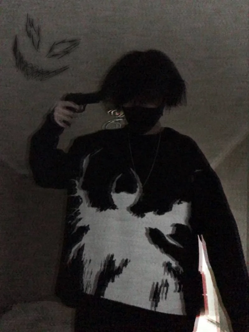 2023 винтажный уличный трендовый пуловер Y2K в стиле Панк Harajuku с узором вязаный