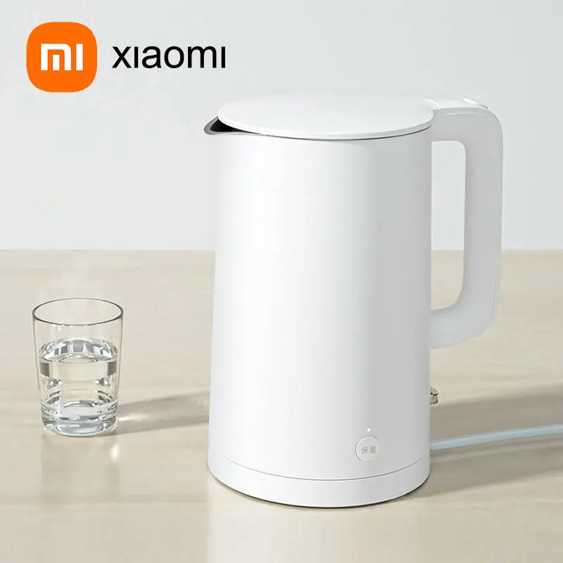 

Xiaomi Mijia Insulated Kettle 1S 1.7L 1800W Fast Boiling Water Household Intelligent Temperature Stainless Steel Teapot Original