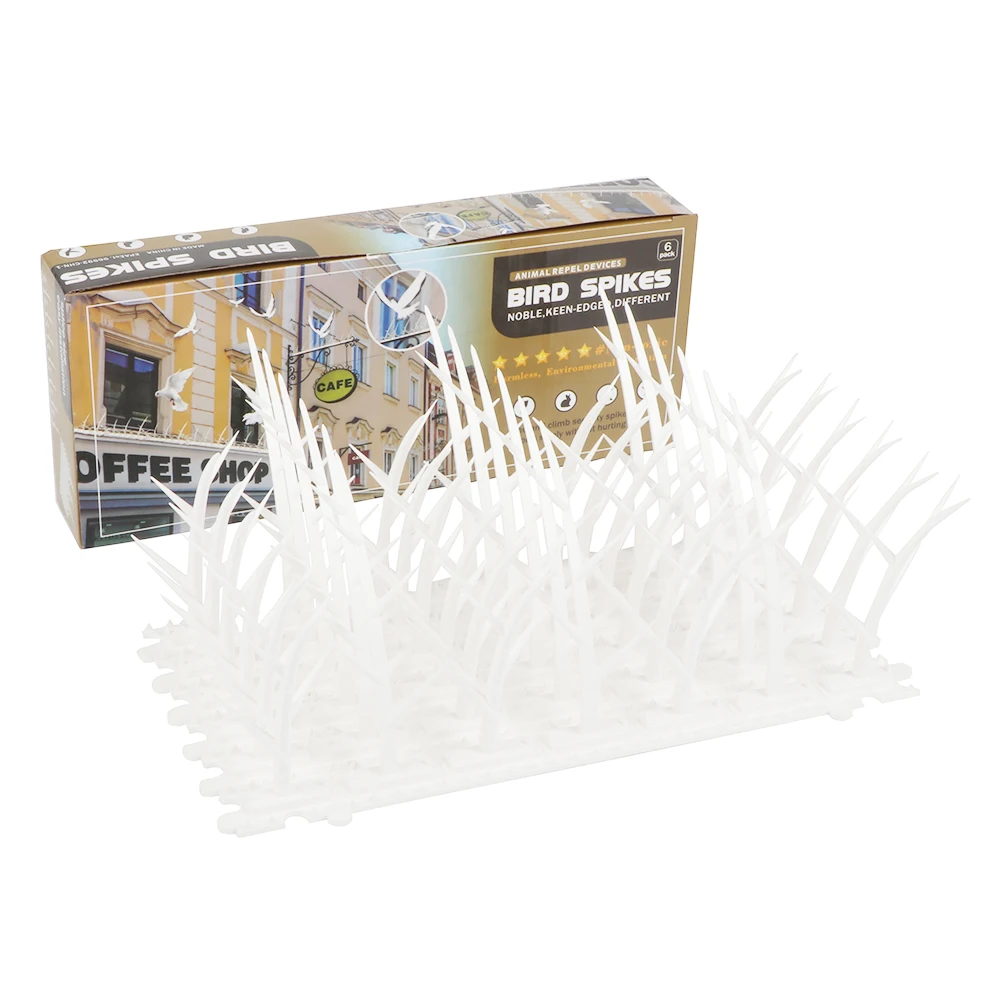 

6pcs Repeller Bird and Pigeon Spikes Deterrent for Squirrel Pigeon Animals Anti Bird Fence to Keep Birds Away Harmless