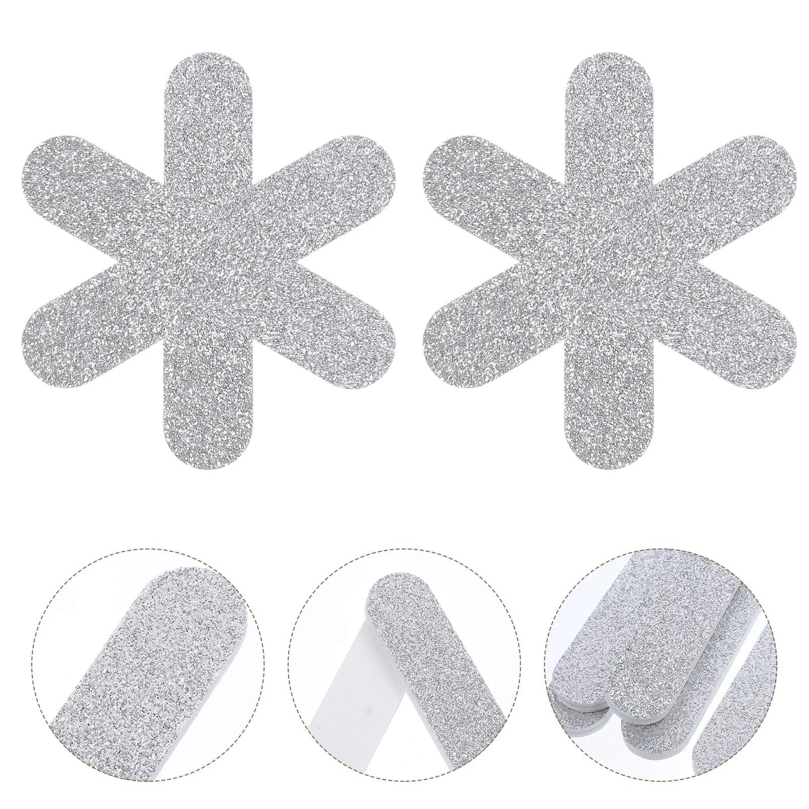 

Glitter Nail File Strips Manicure File Pedicure File Strip Portable Nail Buffer