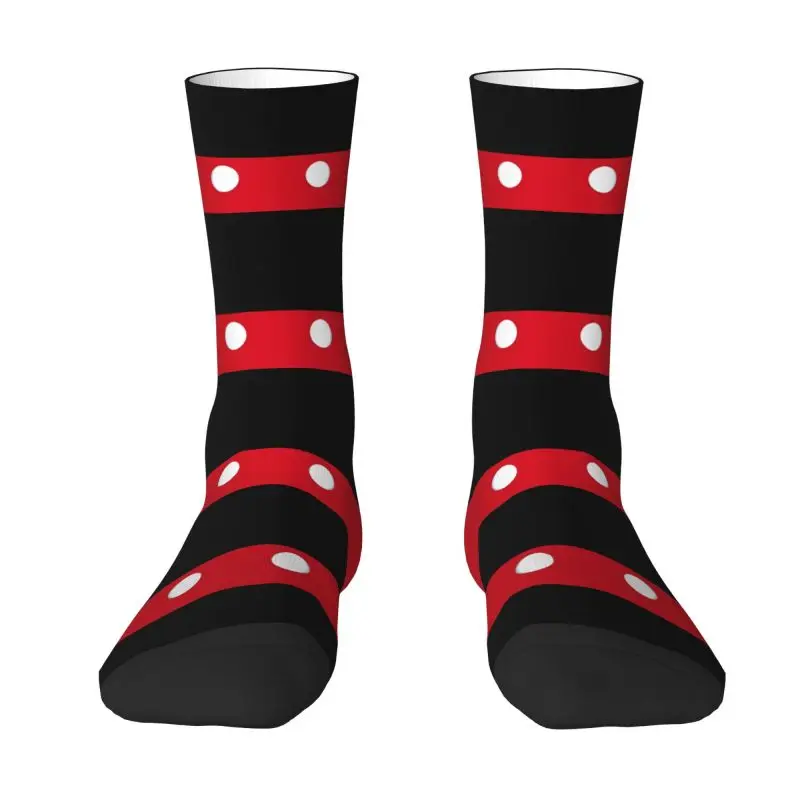 

Cartoon Mouse Dots Mens Crew Socks Unisex Cool 3D Printing Animated Dress Socks
