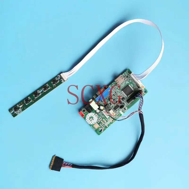

For CLAA101WB03 CLAA101WB04 CLAA101WA01 DIY Kit LVDS 40 Pin LED LCD Display 10.1" 1366*768 58C Screen Drive Controller Board