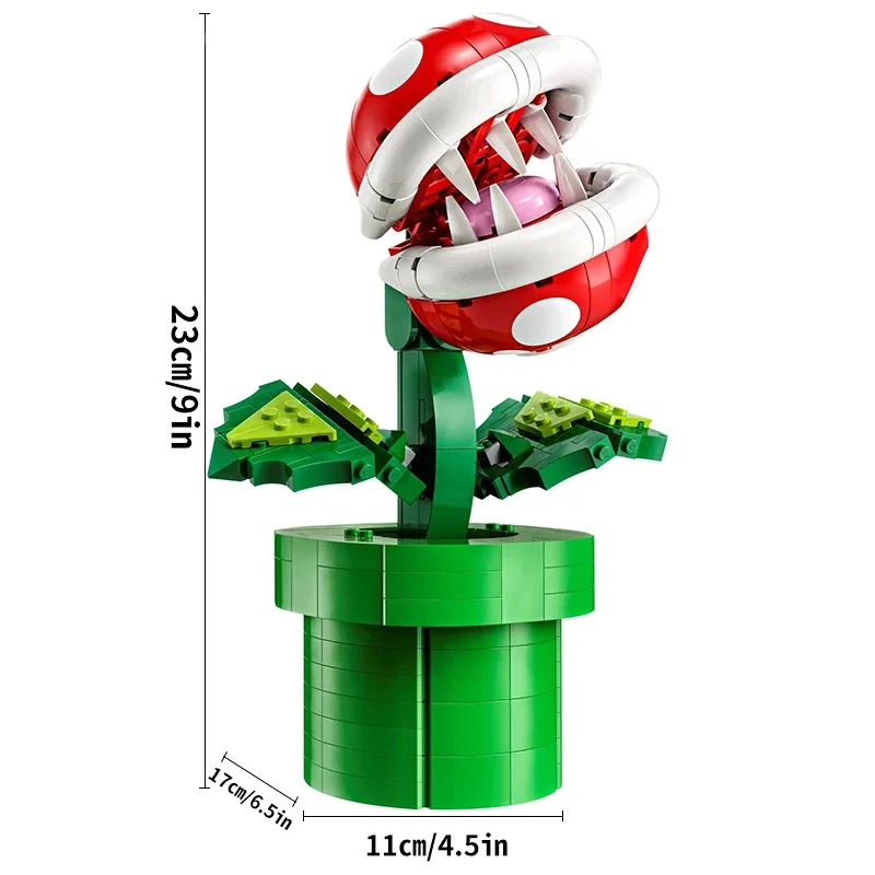 Строительные блоки Piranha модель игрового украшения домашний декор