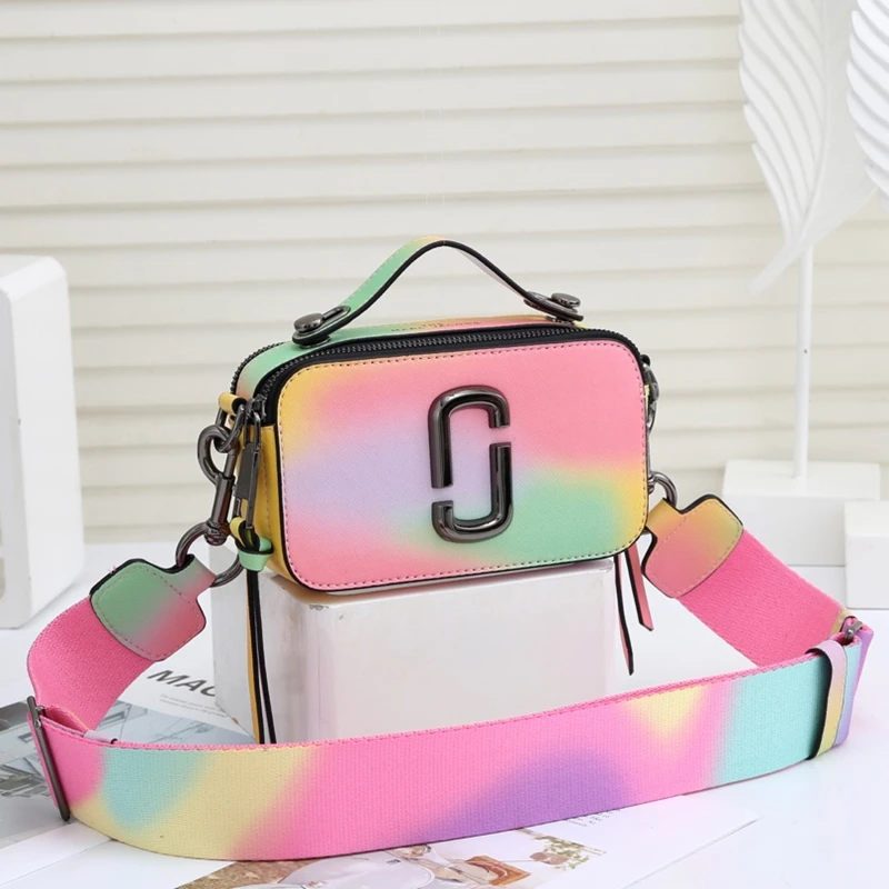 

Marc Jacobs Bags for Women Messenger Bag 2022 Trend Lingge Embroidery Camera Female Shoulder Bags Fashion Ladies Crossbody Bags