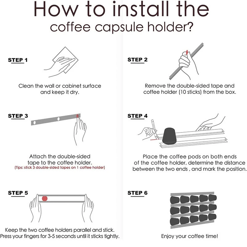 Подставка для капсул кофе Dolce Gusto Vertuoline 6 шт.