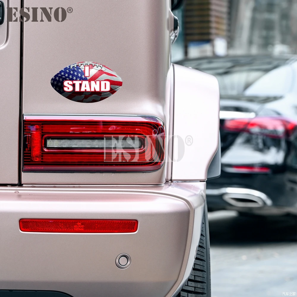 Я стоять США Америка национальный флаг декоративная наклейка мультфильм ПВХ