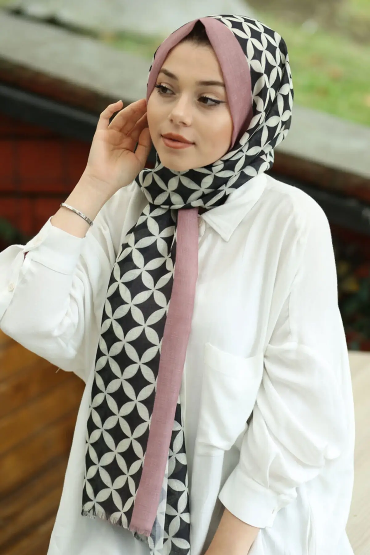 

Digital Printed Cotton Scarf Women 2021 Fashion Hijab