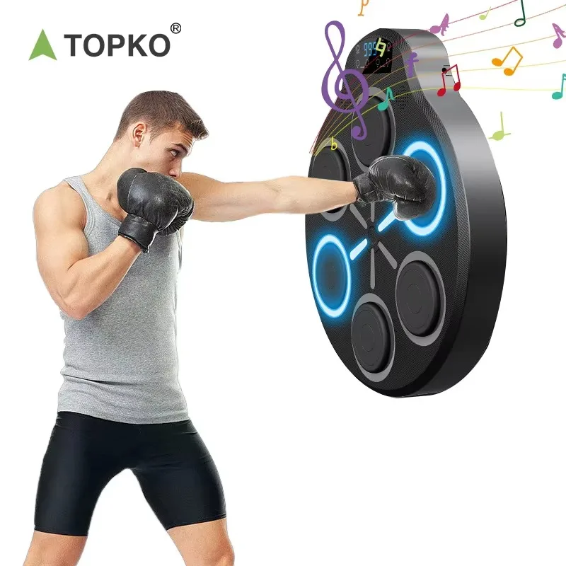 Фото Боксерский тренажер TOPKO 2026: популярная домашняя музыкальная боксерская машина для тренировок, музыкальная боксерская мишень №4