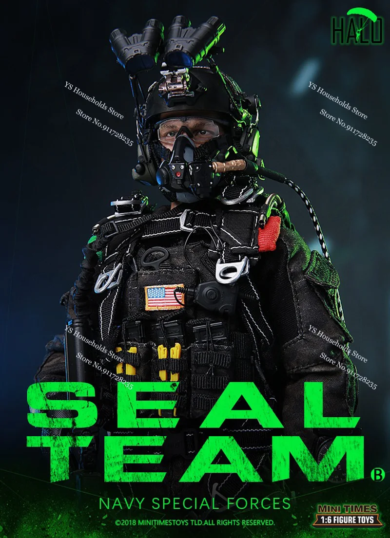 Minitimes Toys M013 1/6 Seal Team Navy Спецназ Человек-солдат Коллекционная фигурка 12 &quotполный