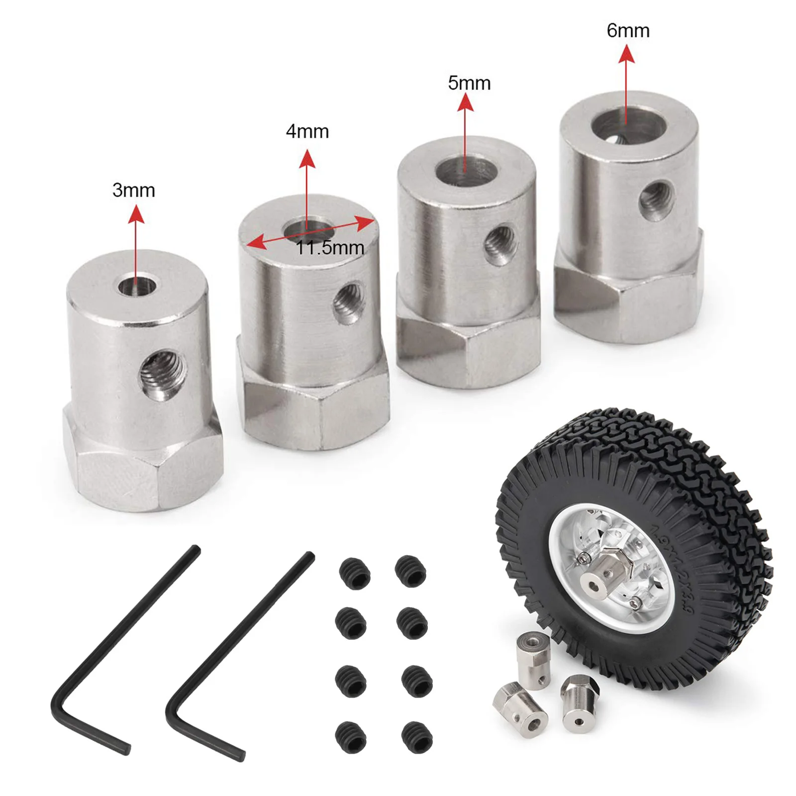 

Железная муфта вала 3/4/5/6 мм