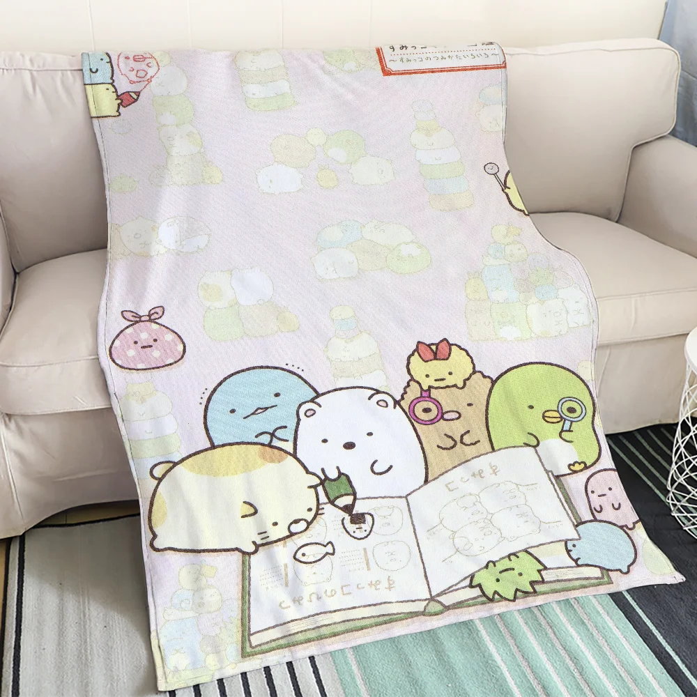 Роскошное Одеяло украшение для дивана тепловые одеяла Sumikko Gurashi кровати одеяло 150