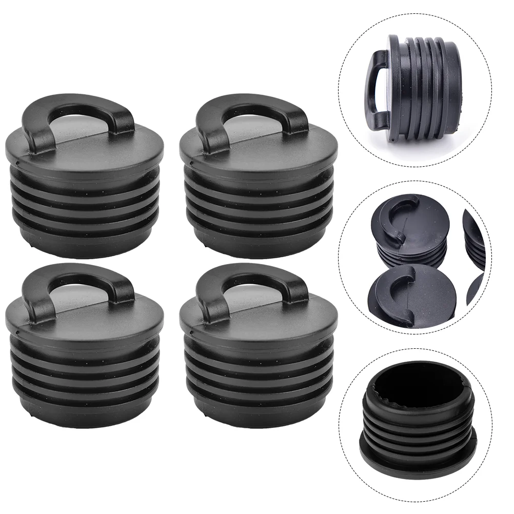 

4 Pcs Kayak Drain Plug Marine Accessories Scupper Stoppers Boat Plugs Bung Replacement Rubber
