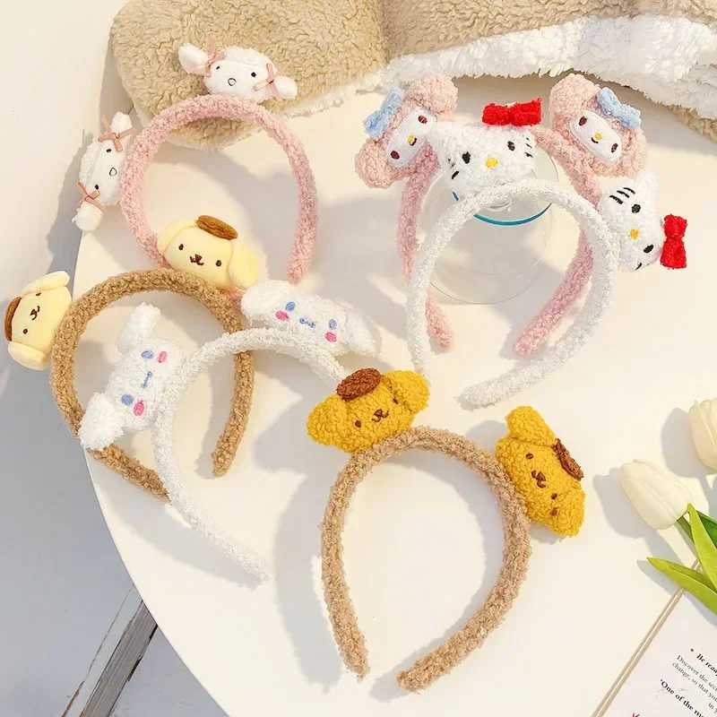 Брелок Hello Kitty Sanrio Kawaii милая застежка для волос головные уборы плюшевые