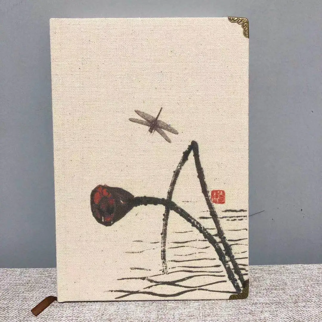 

Винтажный блокнот с пряжкой, милый Новый чехол для дневника, школьная ткань, ежедневник для путешествий, офисные аксессуары, подарок