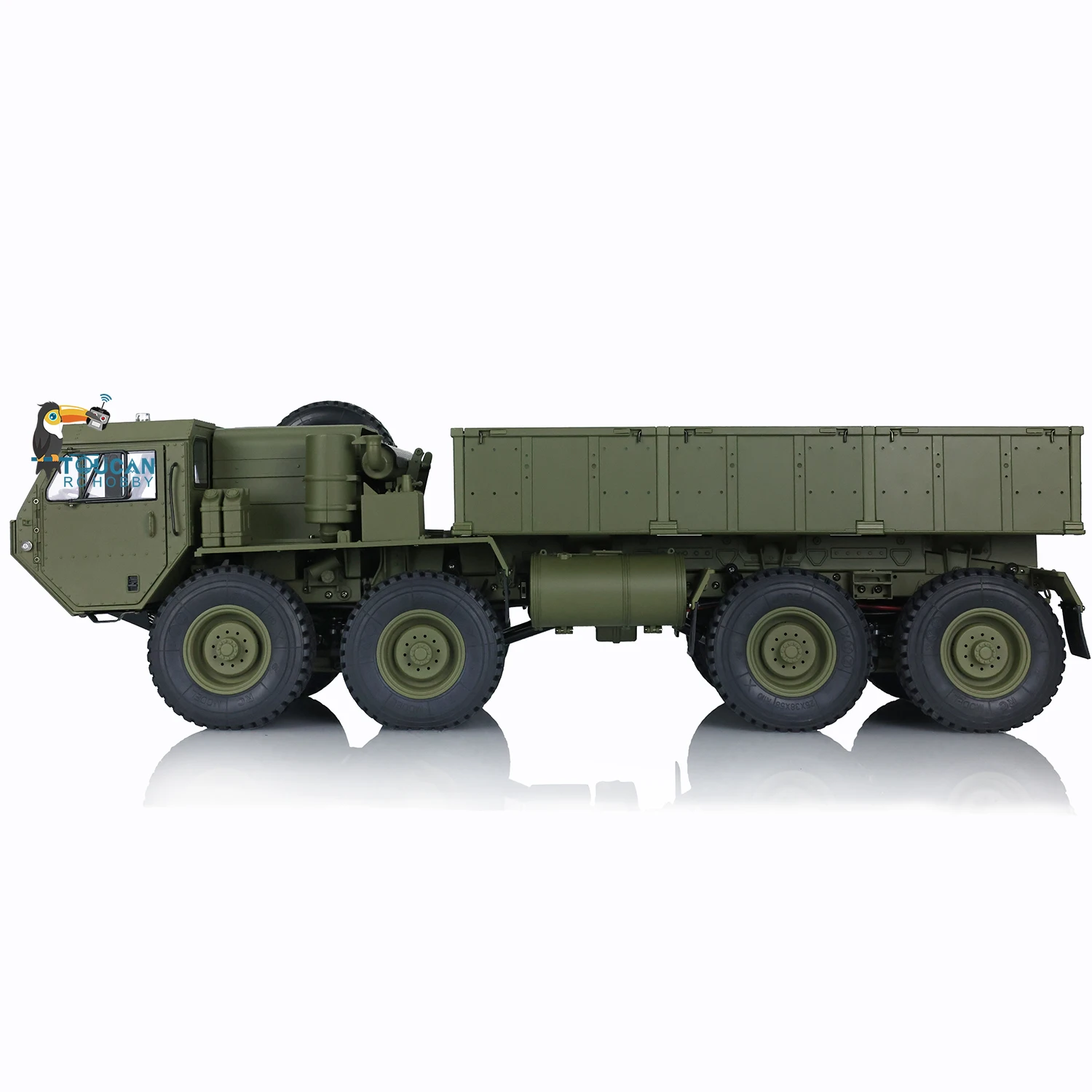 Радиоуправляемый военный грузовик Wheelfun 1/12 металлический