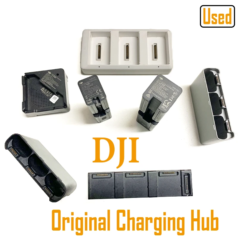 DJI Original Used Mavic Pro Mavic 2 Air 2 2S Charger AC Power Adapter Battery Charging Hub for Air 2 2S Mini Series Mavic Series