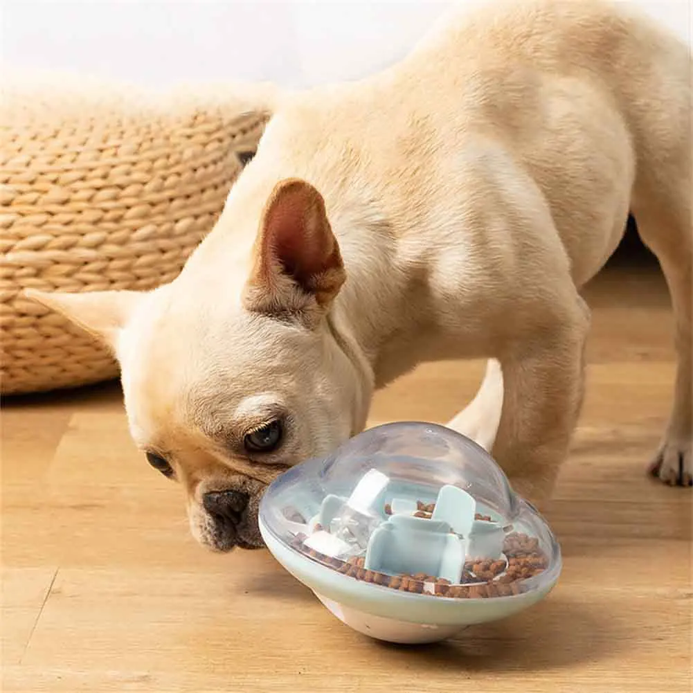 

Pets Snacks Food Leakage Ball Indoors Treats Dispenser Feeder Cats Puppy Bite Energy Consuming Toy Tumbler Dog IQ Training Toys