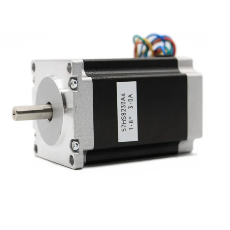 Новейший шаговый двигатель с ЧПУ NEMA 23 57x82 мм 3A 2 Нм D = 8 6 35 315 унций Nema23