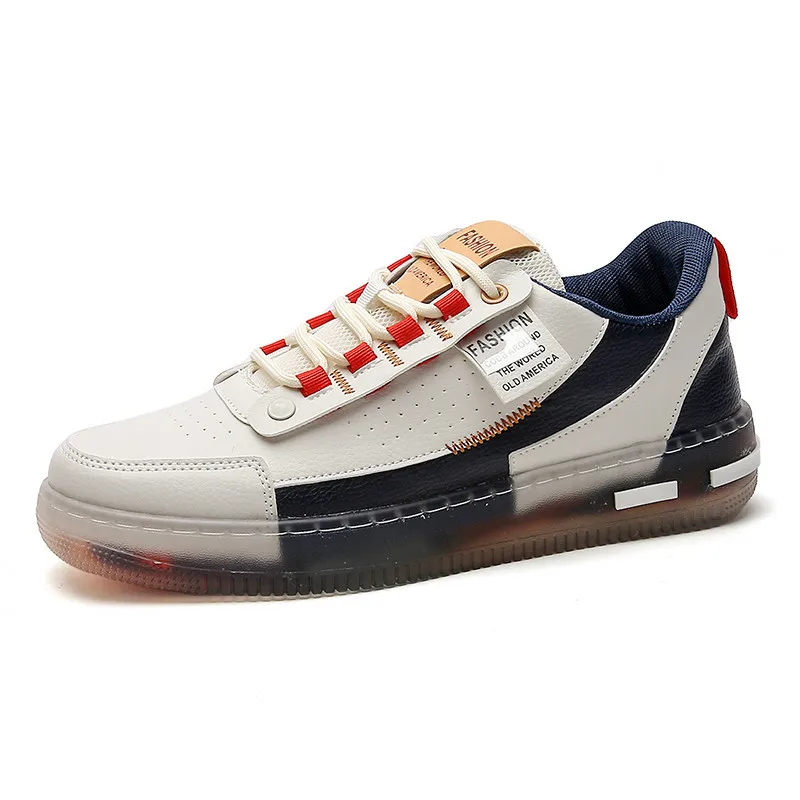 

2022 Spring Autumn New Casual Non-slip Fashion Shoes Men Breathable Lace-up Chic Sneakers Male Comfortable All-match Men Shoes