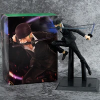 20cm anime one piece figures suit version gk roronoa zoro action figure collectible pvc model toys for children gift