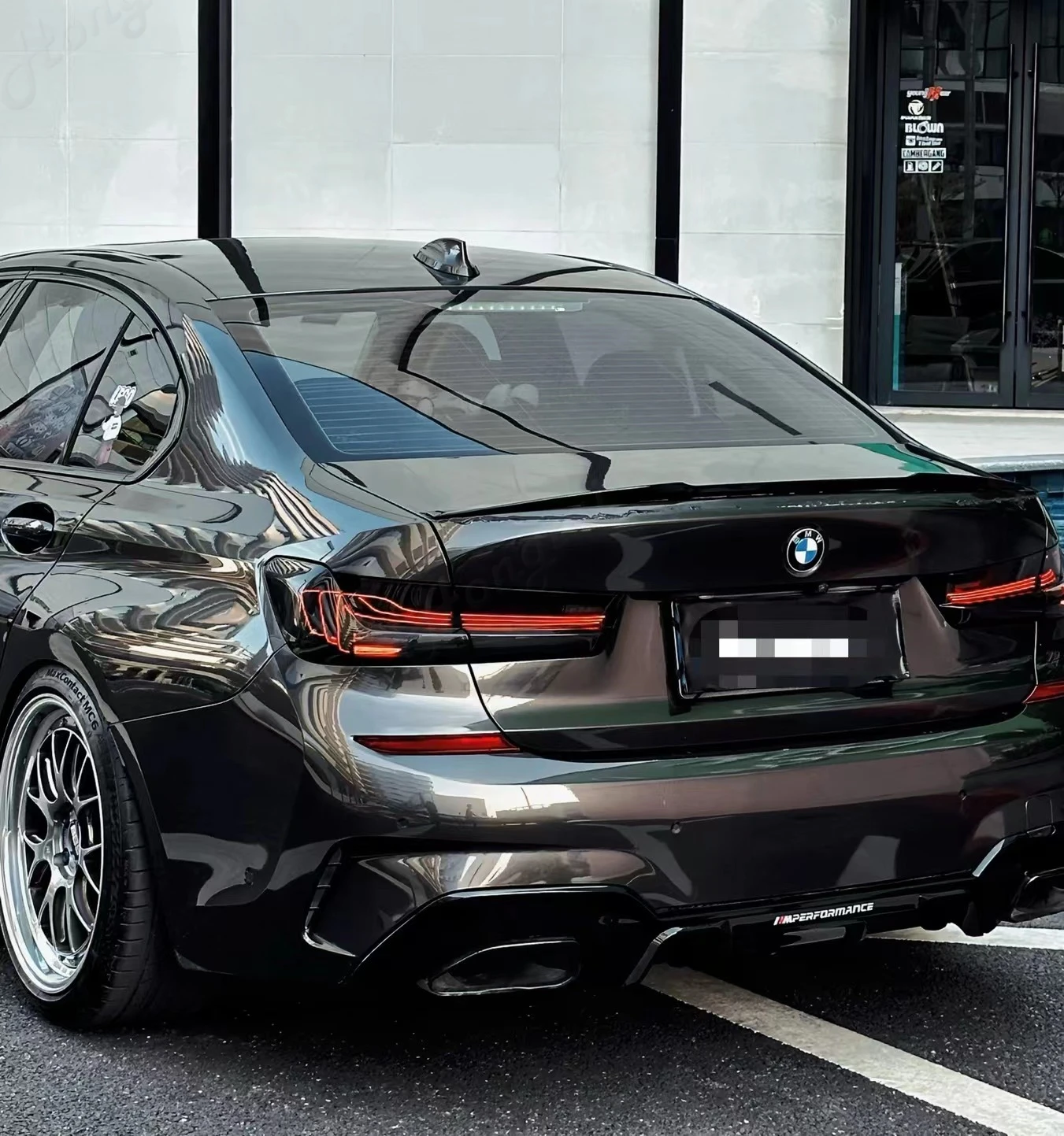 Фото Светодиодный задний фонарь для BMW 3 серии 2019-2024 G20 G28 G80 M3 GTS 330i 340i с функциями заднего хода, стоп-сигнала и указателей поворота №4