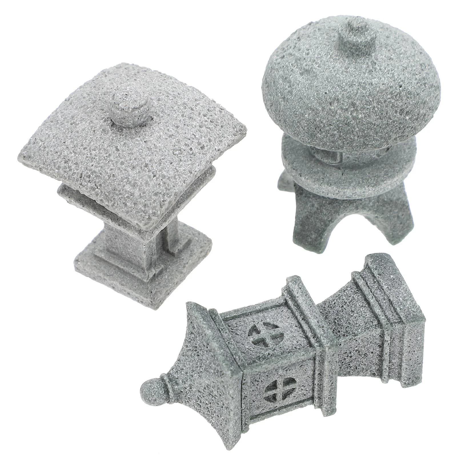 

3 Pcs Asian Pagoda Decoraciones Para Salas Casa Tiny Chinese Decoration Home Statue Miniature Chinsese