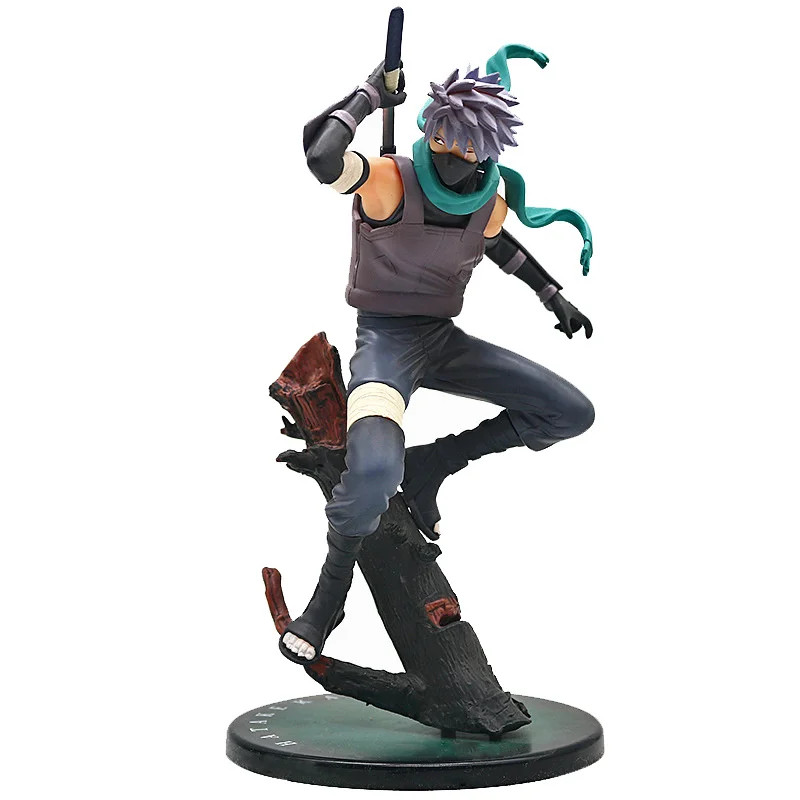 Anime Figurines Model Hatake Kakashi Hokage Anbu Action 23cm Pvc Statue Figma Toys For Kids Gifts Dolls