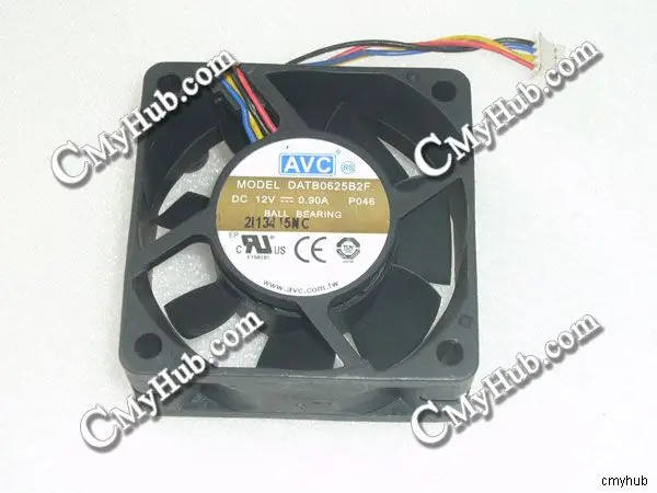 Для AVC DATB0625B2F P046 DC12V 0.90A 6025 6 см 60 мм 60x60x25 4-контактный охлаждающий вентилятор