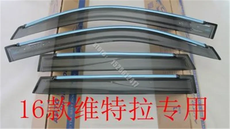 

4pcs/set Car Window Rain Shield Shelters Cover ABS Sun Window Visor for 2015-2020 Suzuki Vitara Car Accessories styling