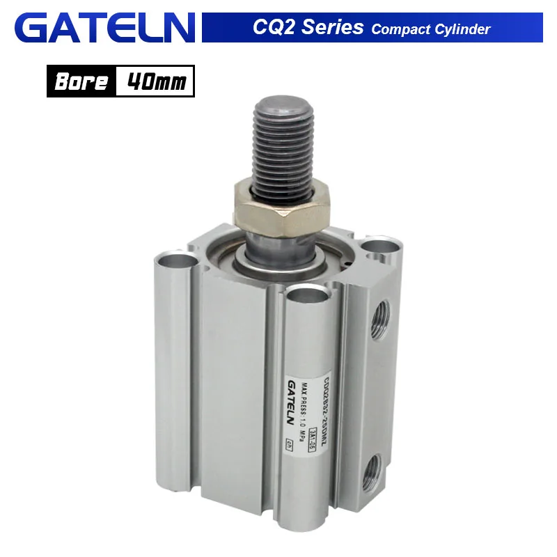 

CQ2B40 CDQ2B40 Компактный цилиндр двойного действия с одним штоком и наружной резьбой CQ2B40-5DMZ