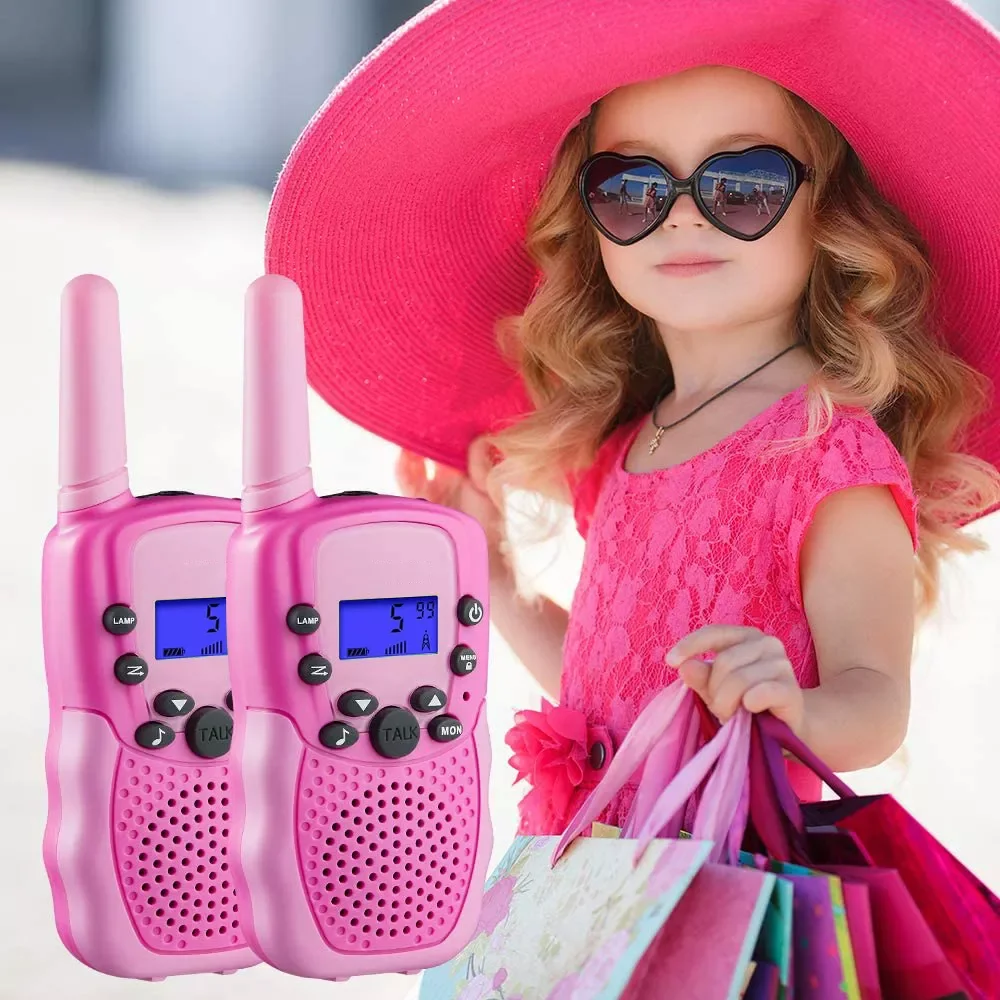 Walkie Talkie Children 2 Pcs Children's Radio Receiver Walkie-Talkie Kids Birthday Gift Child Toys for Boys Girls 3 Km