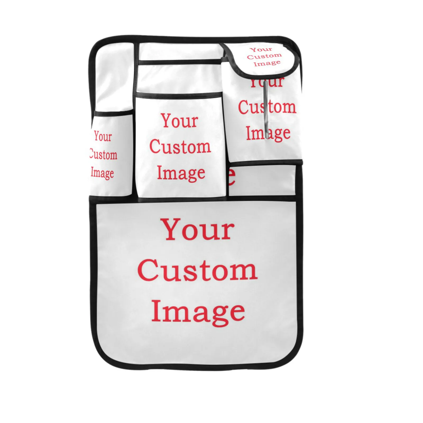 

Custom Pattern Car Organizer Back Seat Kick Mat Protector With Multi Storage Pockets Auto Interior Accessories Stowing Tidying