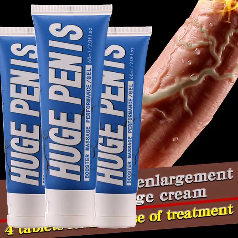 

60ml Huge Penis Cream Big Penis Enlargement Cream Enlarge Penis Grow Thicker Strong for Men Increase Xxl Size Erection Big Dick