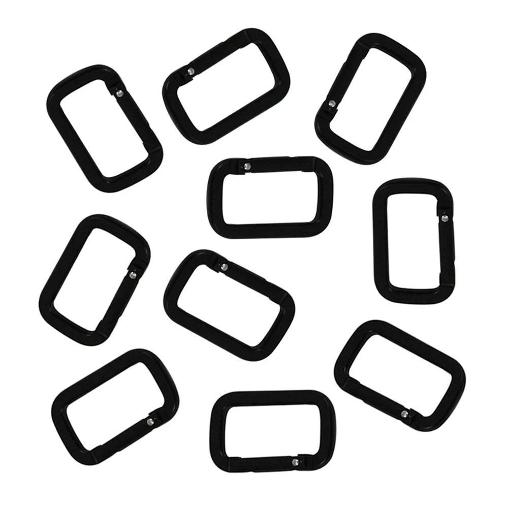 

Buckle Outdoor Camping Carabiners Clip Ring Key Metal Square Buckles Carabiner Caribeaner Duty Heavy Chain Spring Practical