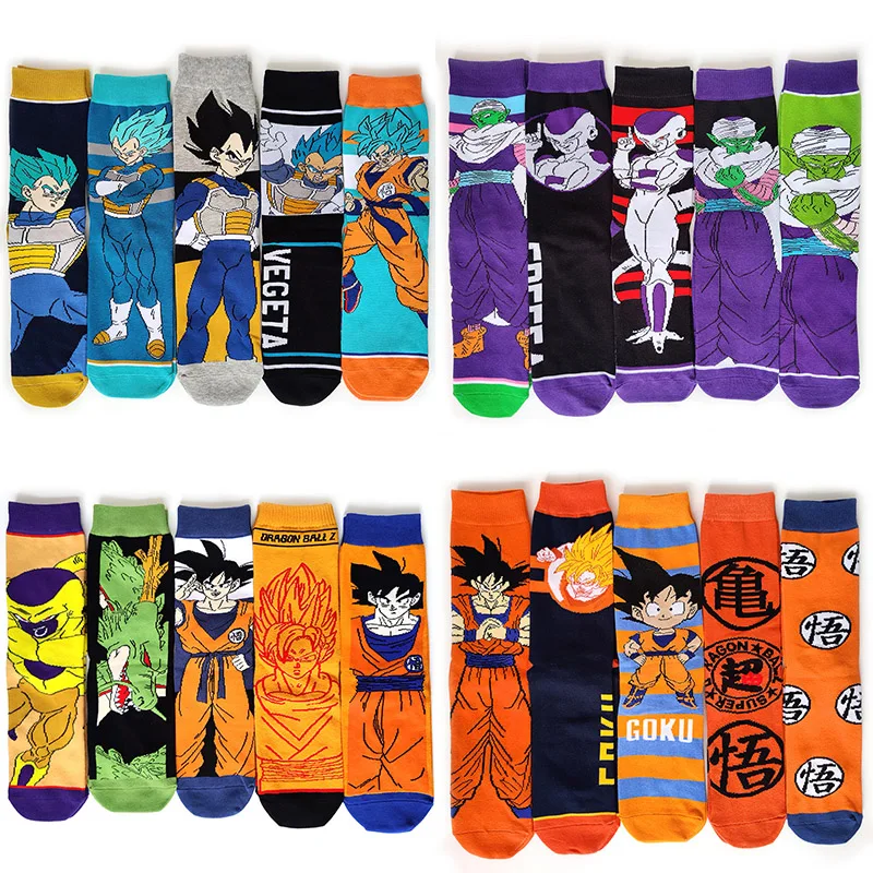 44 стильные носки Dragon Ball в стиле аниме для косплея мужские хлопковые Гоку с