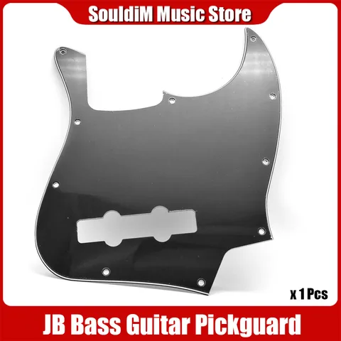 JB защита для бас-гитары, 10 отверстий, защита от царапин, пластина для Jazz, бас, 3-слойные детали из ПВХ для электрогитары