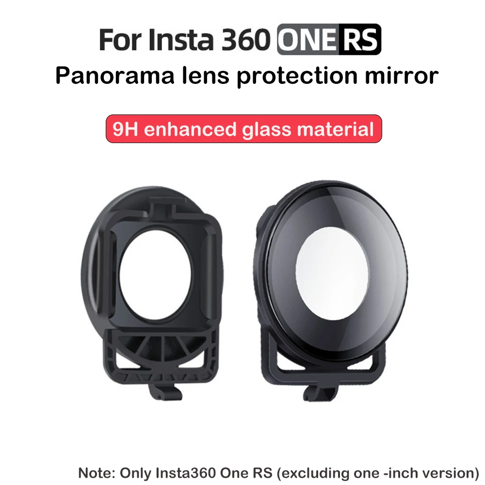 

For Insta360 One Rs Upgrade Version Panoramic Protective Mirror Protective Cover Protective Cover Sports Camera Accessories