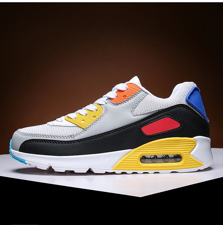 

Кроссовки мужские сетчатые, Повседневная Удобная дышащая обувь, абсорбирующие пот, дезодорирующие, объемная Рабочая обувь