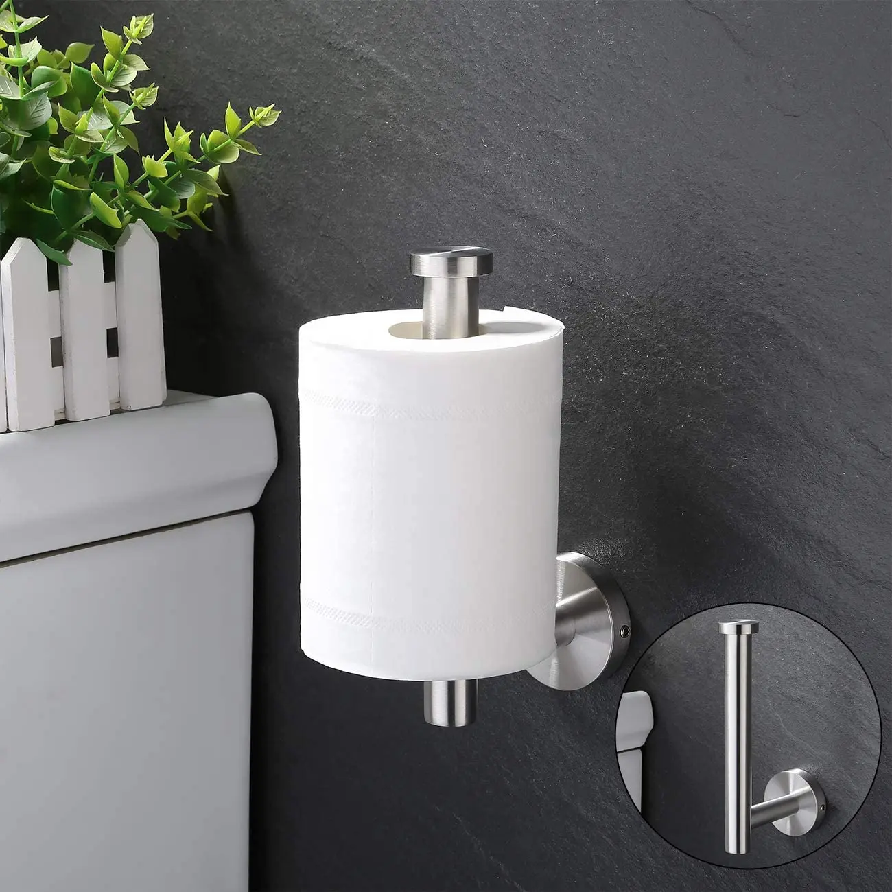 

Toilet Paper Holder for Bathroom 2 Pack Tissue Holder Dispenser SUS304 Stainless Steel RUSTPROOF Toilet Roll Holder
