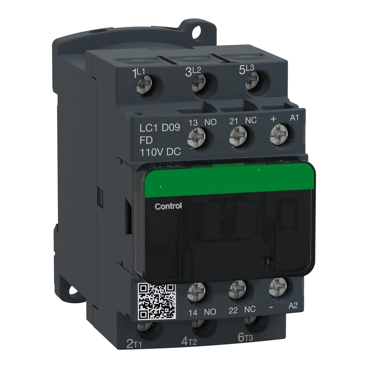 LC1D09 LC1D09FD Контактор TeSys D — 3P (3 НО) AC-3 = 440 В 9 А катушка постоянного тока 110