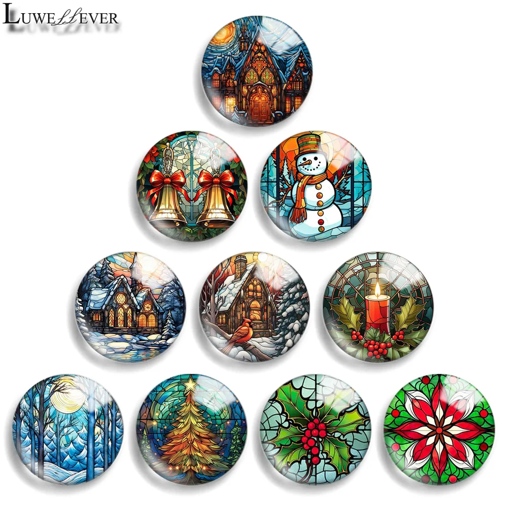 12 мм 10 20 25 30 40 907 рождественское искусство микс круглых бриллиантов 18 амулетный