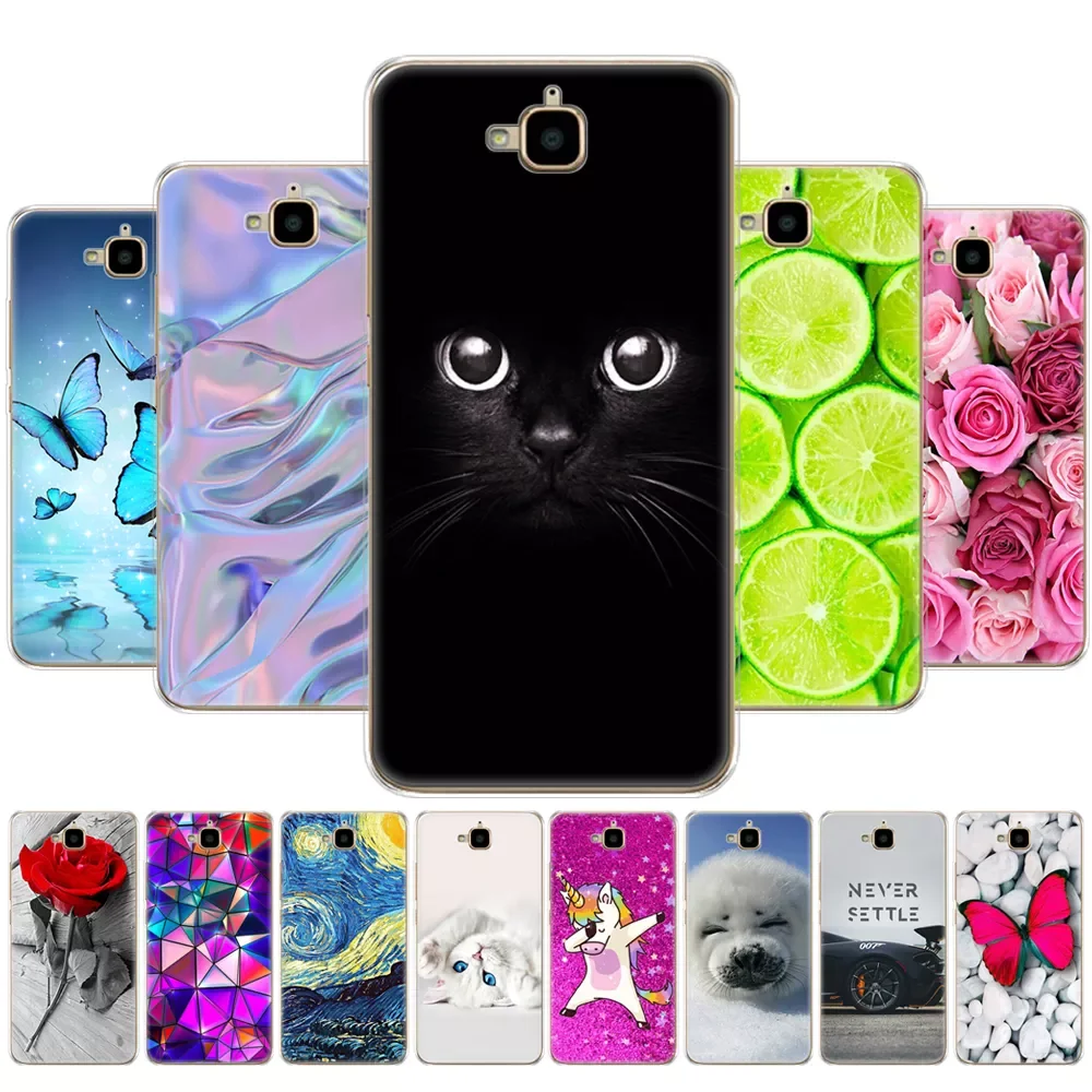 

case for Huawei Honor 4C Pro Case Honor 4C Pro Cover Soft Silicone Back Case for Huawei Y6 Pro 2015 Case TIT-L01 TIT-TL00 Phone
