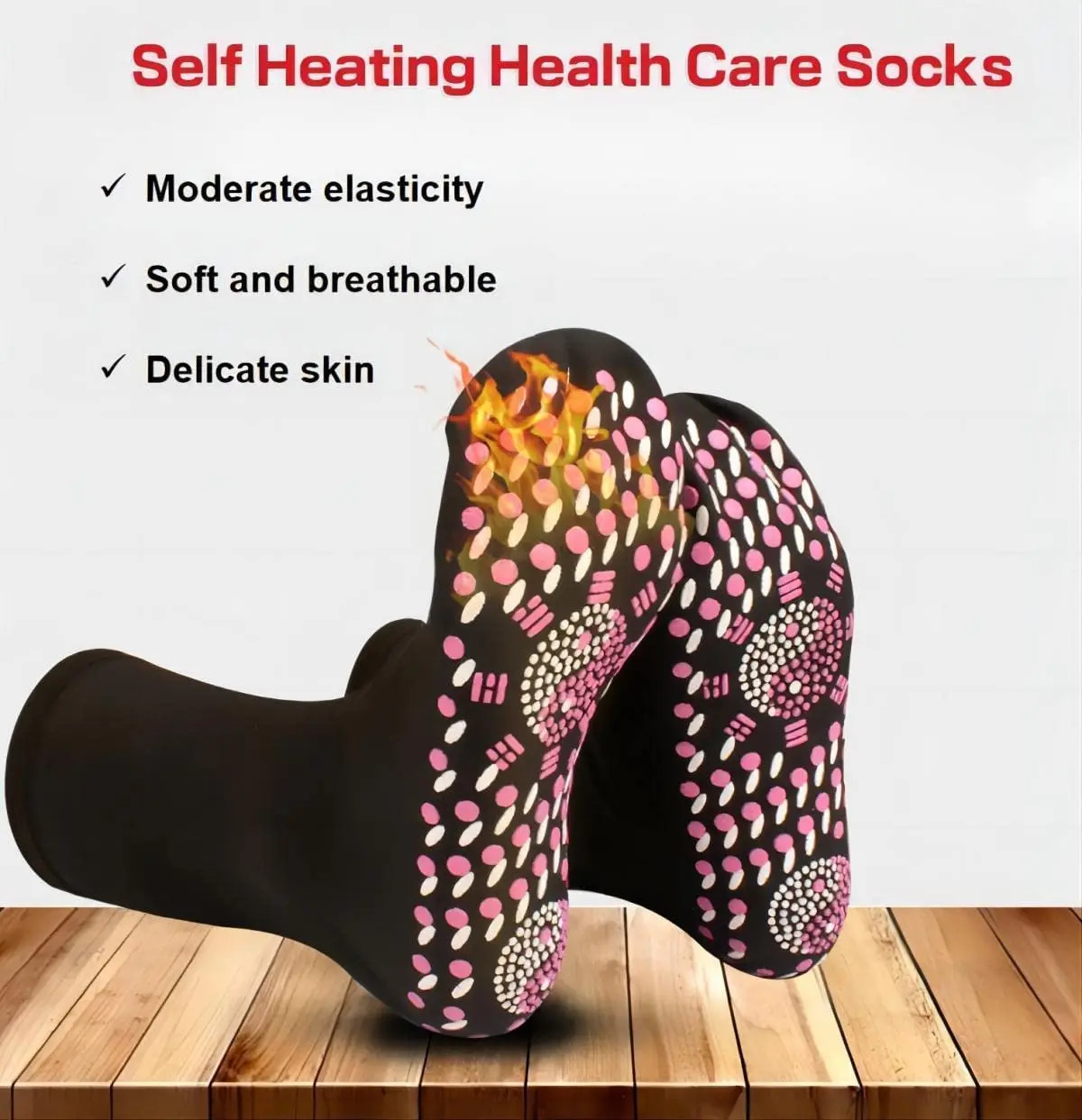Winter Warm Socks Self-Heating Health Socks Pain Relief Outdoor Anti-Cold Therapy Magnetic Thermal Stockings for Men Women