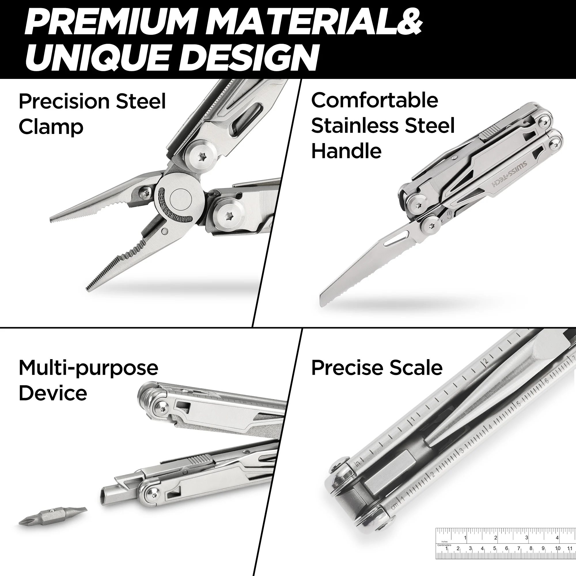 Швейцарские технологии 16 в 1 многофункциональные плоскогубцы для зачистки